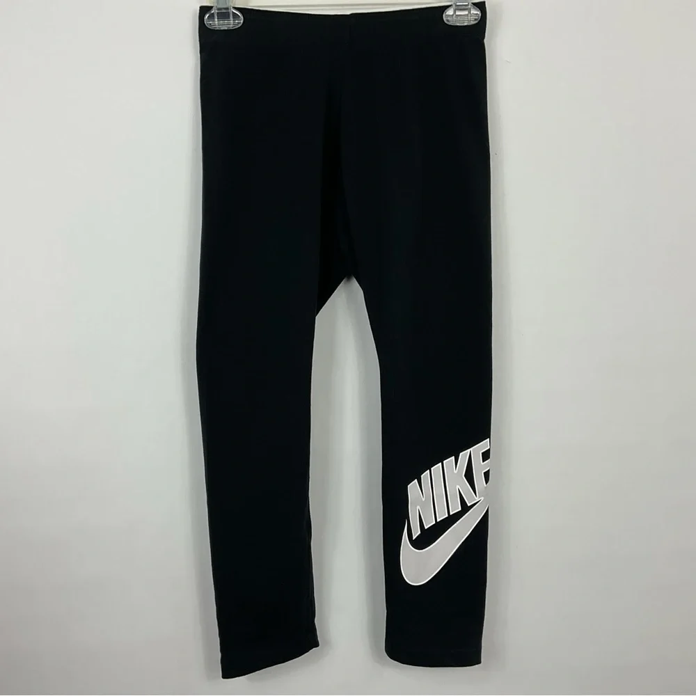 Nike Spell Out Cropped Legging Pants Size Small